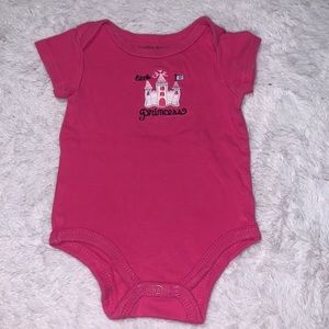 (3 for $10) luvable friends pink little princess bodysuit